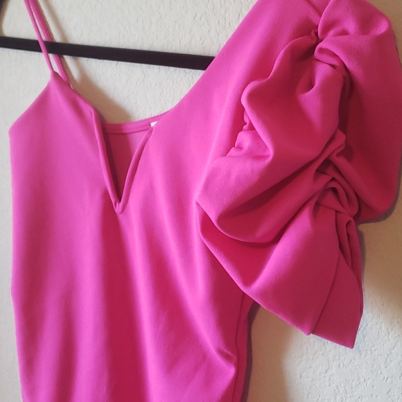 Hot Pink bodysuit - Picture 3 of 10